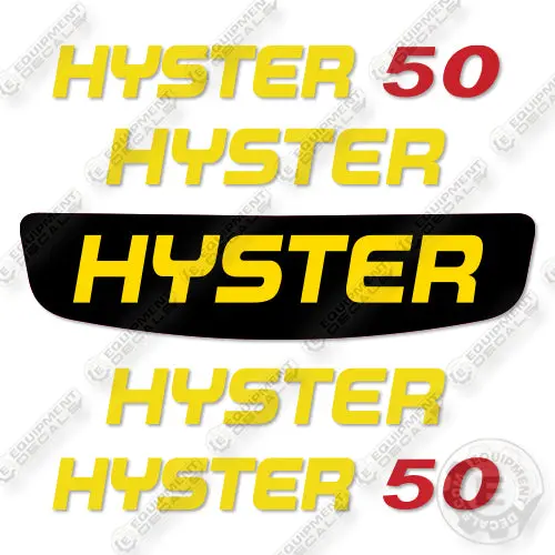 Fits Hyster E50xn Decal Kit Forklift 1