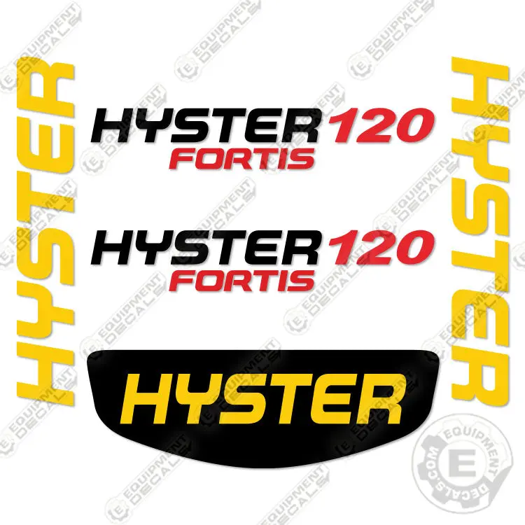 Fits Hyster Fortis S120 Decal Kit Forklift 1
