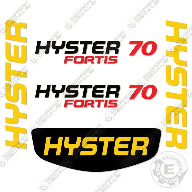 Fits Hyster Fortis S70 Decal Kit Forklift 1