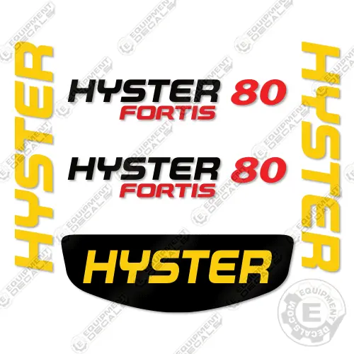 Fits Hyster H80fts Decal Kit Forklift (No Warnings) 1