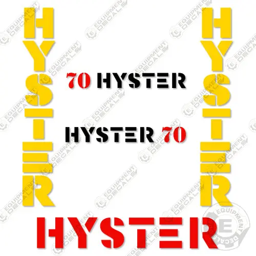 Fits Hyster H70xl Decal Kit Forklift 1
