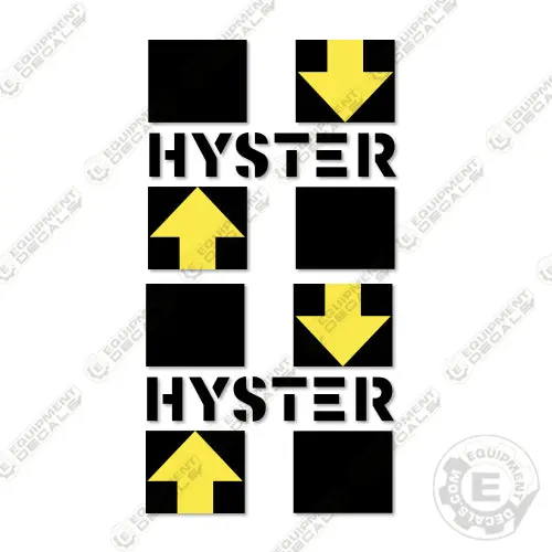 Fits Hyster Roller Decals + J&M Logo Package 1