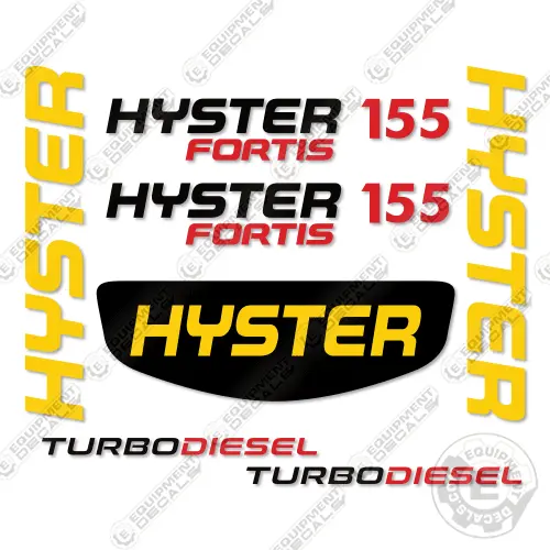 Fits Hyster S155ft Fortis Decal Kit Forklift 1