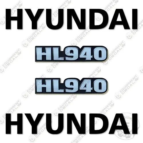 Fits Hyundai Hl940 Decal Kit Wheel Loader 1