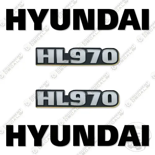 Fits Hyundai Hl970 Decal Kit Wheel Loader 1
