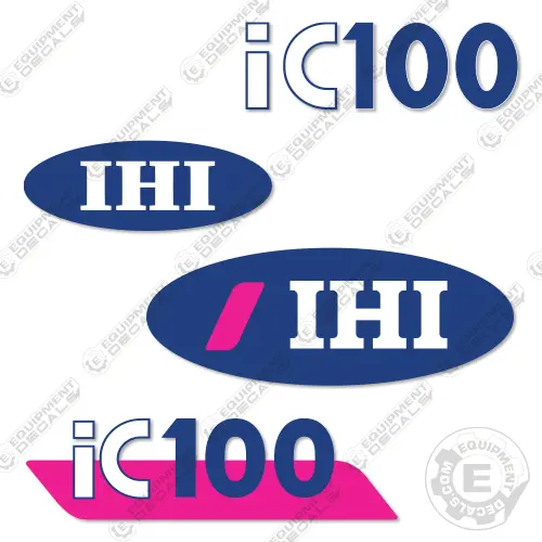 Fits Ihi Ic100 Decal Kit Crawler Carrier 1