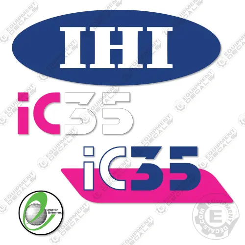 Fits Ihi Ic35 Decal Kit Crawler Carrier 1
