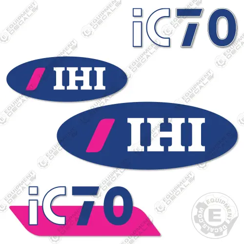 Fits Ihi Ic70 Decal Kit Crawler Carrier 1