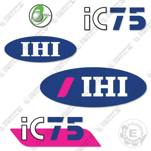 Fits Ihi Ic75 Decal Kit Crawler Carrier 1