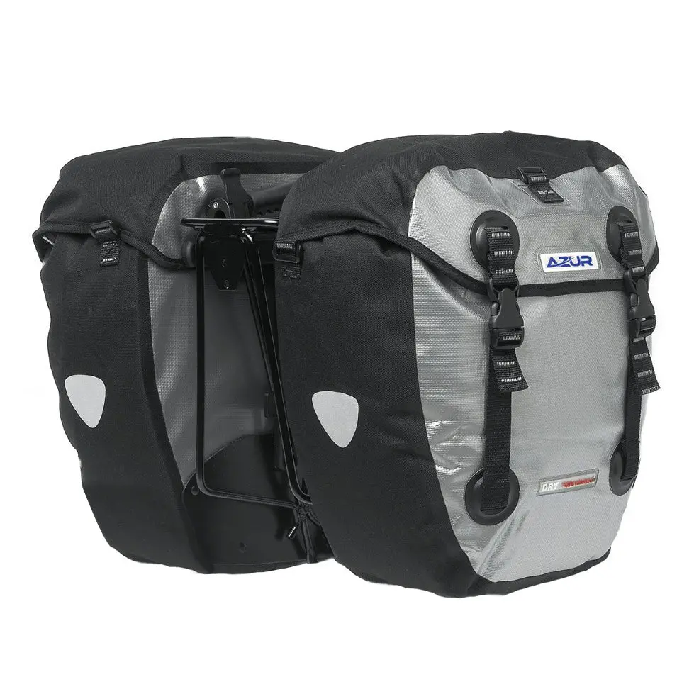 Azur Waterproof Rear Pannier Set 42L 1