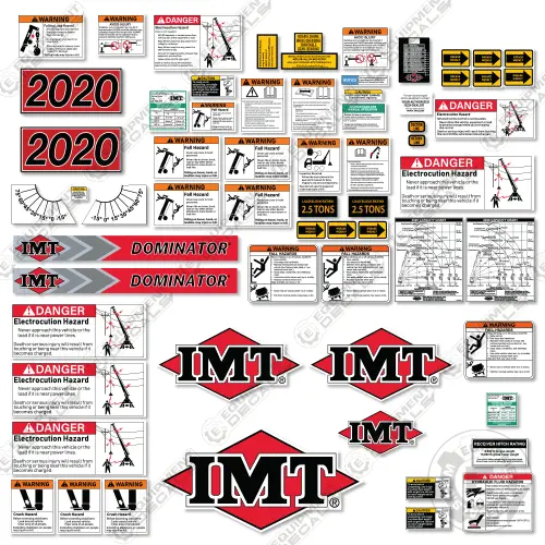 Fits Imt 2020 Dominator Decal Kit - With Newer Style Dominator Decal 1