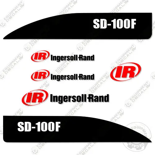Fits Ingersoll-Rand Sd-100F Decal Kit Roller 1