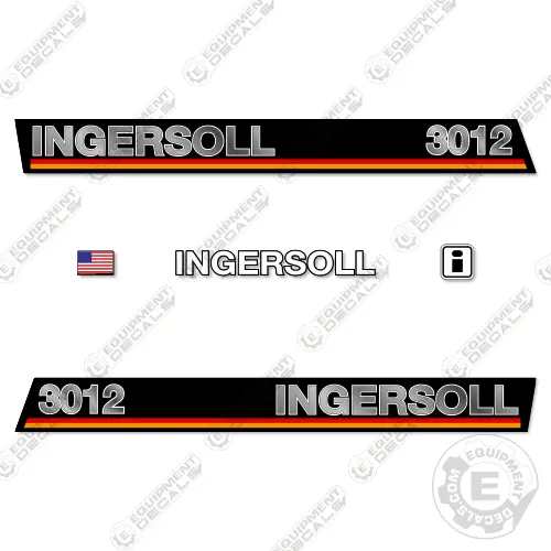 Fits Ingersoll 3012 Decal Kit Mower 1