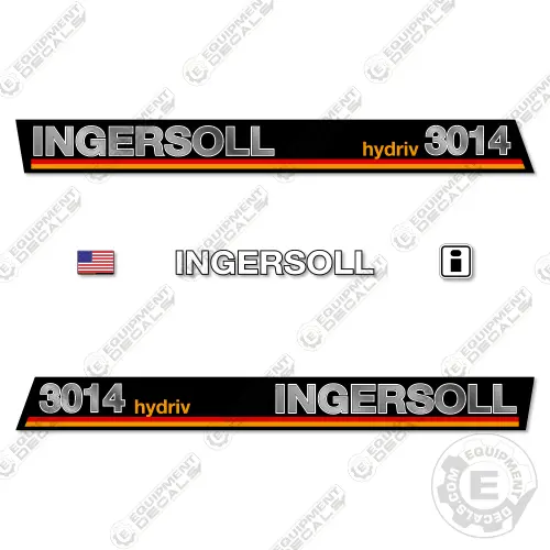 Fits Ingersoll 3014 Hydriv Decal Kit Mower 1