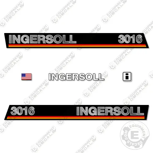 Fits Ingersoll 3016 Decal Kit Mower 1