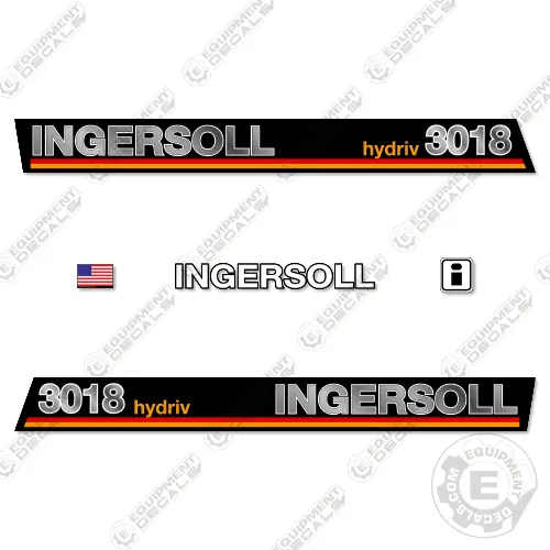 Fits Ingersoll 3018 Hydriv Decal Kit Mower 1