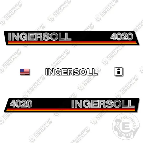 Fits Ingersoll 4020 Decal Kit Mower 1