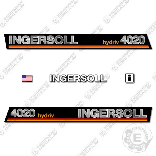 Fits Ingersoll 4020 Hydriv Decal Kit Mower 1
