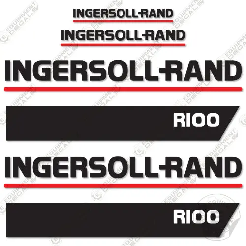 Fits Ingersoll-Rand R100 Decal Kit Compressor 1