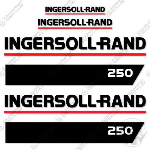 Fits Ingersoll-Rand 250 Decal Kit Compressor 1