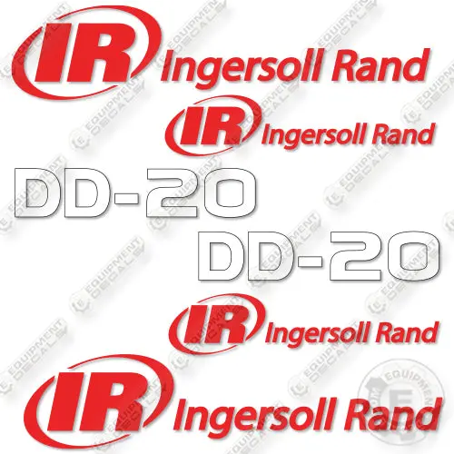 Fits Ingersoll-Rand Dd-20 Decal Kit Compactor 1