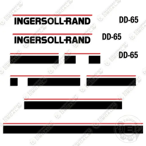 Fits Ingersoll-Rand Dd-65 Decal Kit Compactor 1