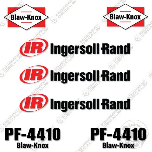 Fits Ingersoll-Rand Pf-4410 Decal Kit Paver 1
