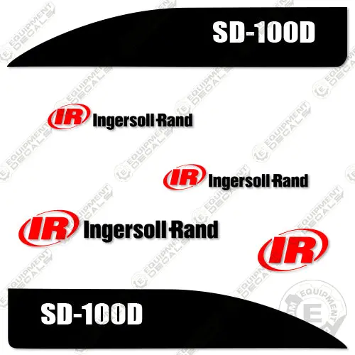 Fits Ingersoll-Rand Sd-100D Decal Kit Roller 1