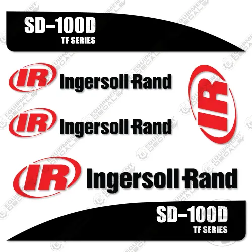 Fits Ingersoll-Rand Sd-100D Tf Decal Kit Roller 1