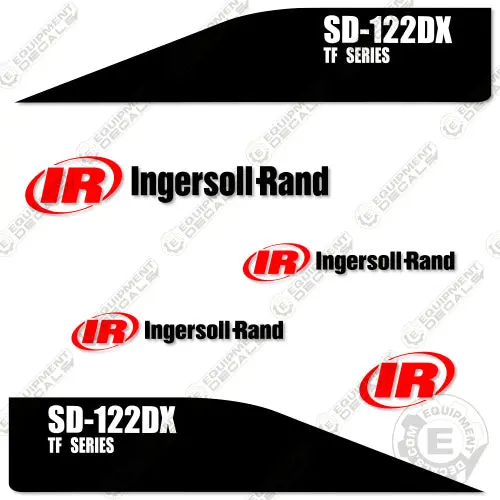 Fits Ingersoll-Rand Sd-122Dx Decal Kit Roller 1