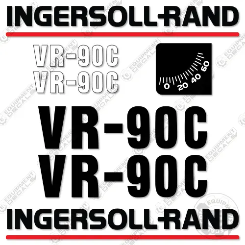 Fits Ingersoll Rand Vr-90C Decal Kit Telehandler Forklift 1