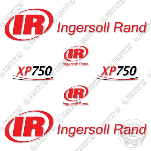 Fits Ingersoll-Rand Xp750 Decal Kit Compressor 1