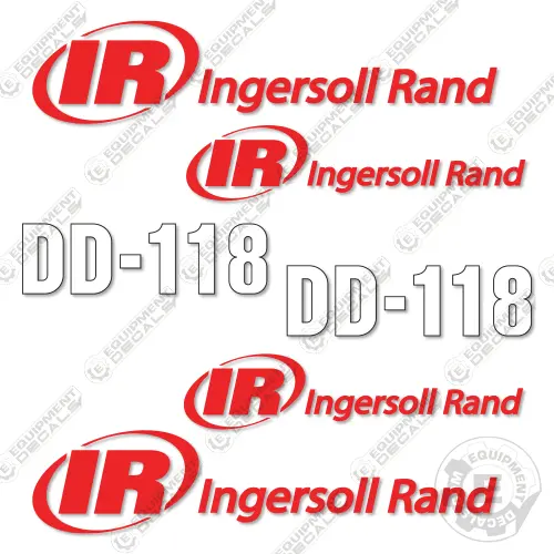 Fits Ingersoll-Rand Dd-118 Decal Kit Vibratory Roller 1