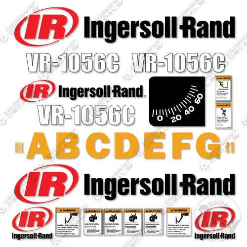 Fits Ingersoll Rand Vr-1056C Decal Kit Telehandler Forklift 1
