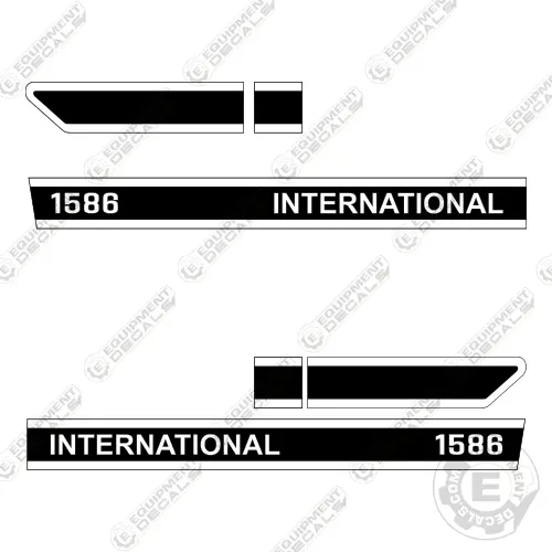 Fits International 1586 Decal Kit Tractor 1