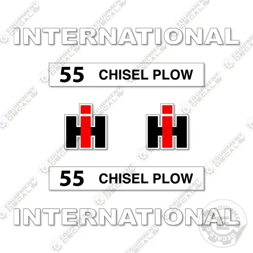 Fits International 55 Decal Kit Chisel Plow 1