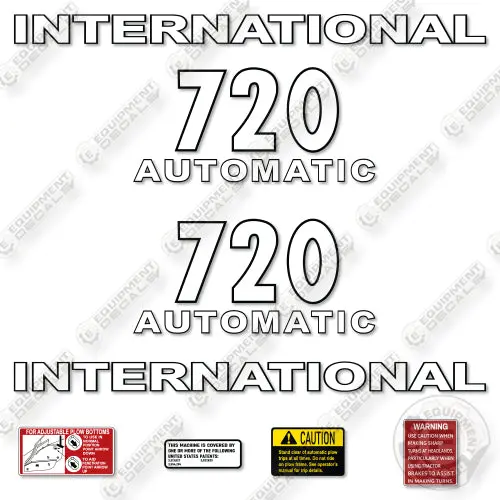 Fits International 720 Decal Kit Plow 1