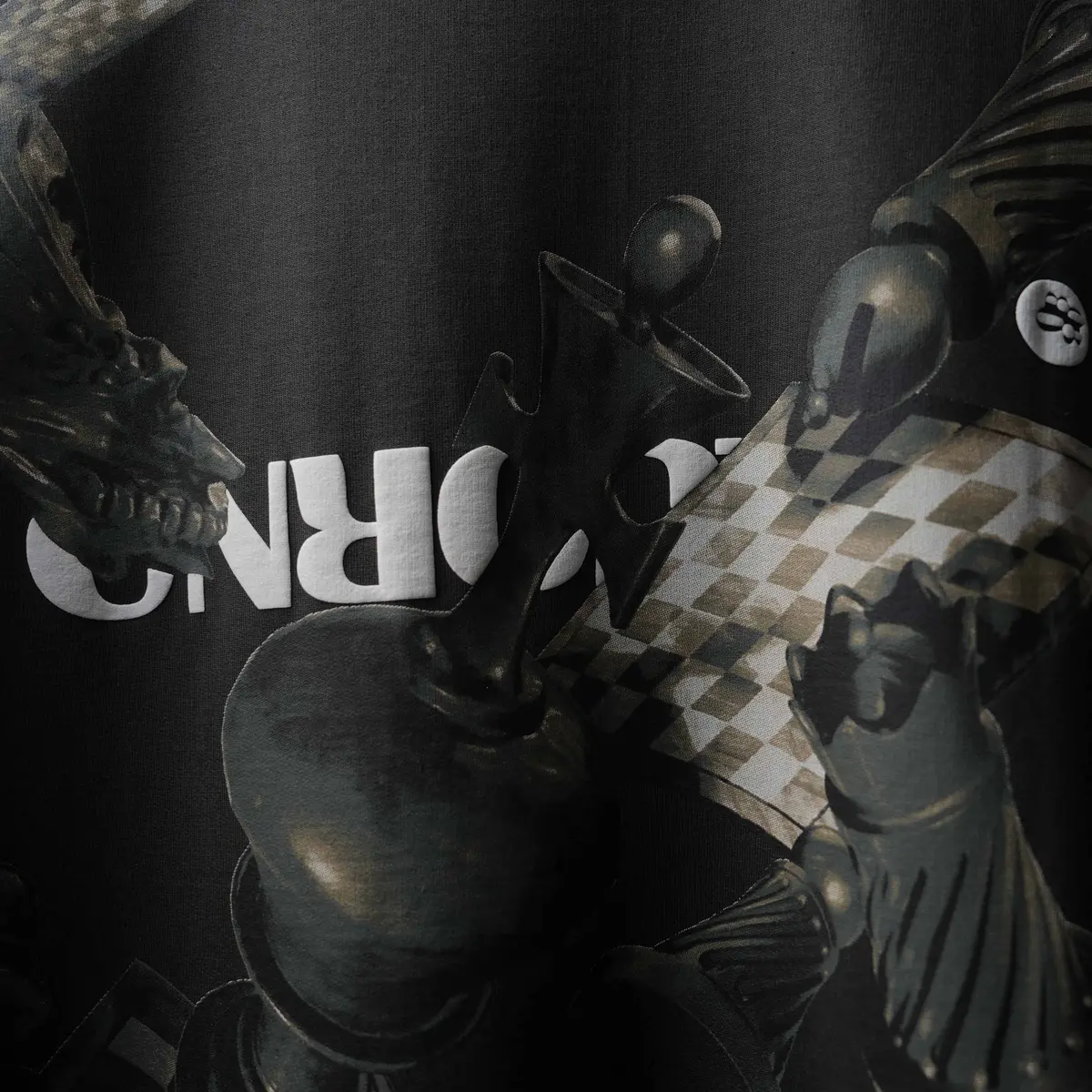 Grey Checkmate T-Shirt 6