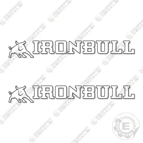 Fits Ironbull Logo Decal Kit Trailer (22.5" Wide) 1