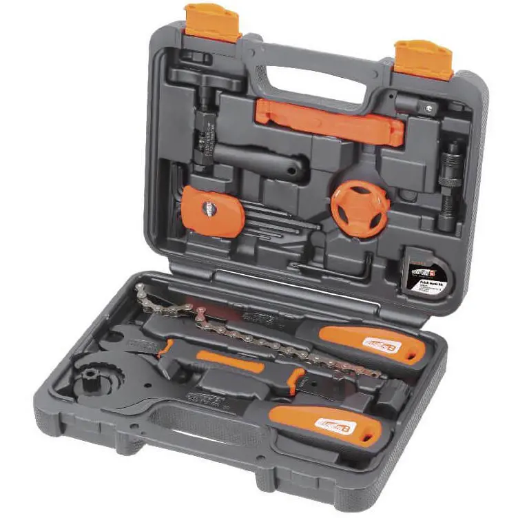Superb 21-Piece Bicycle Tool Set With Carry Case 1