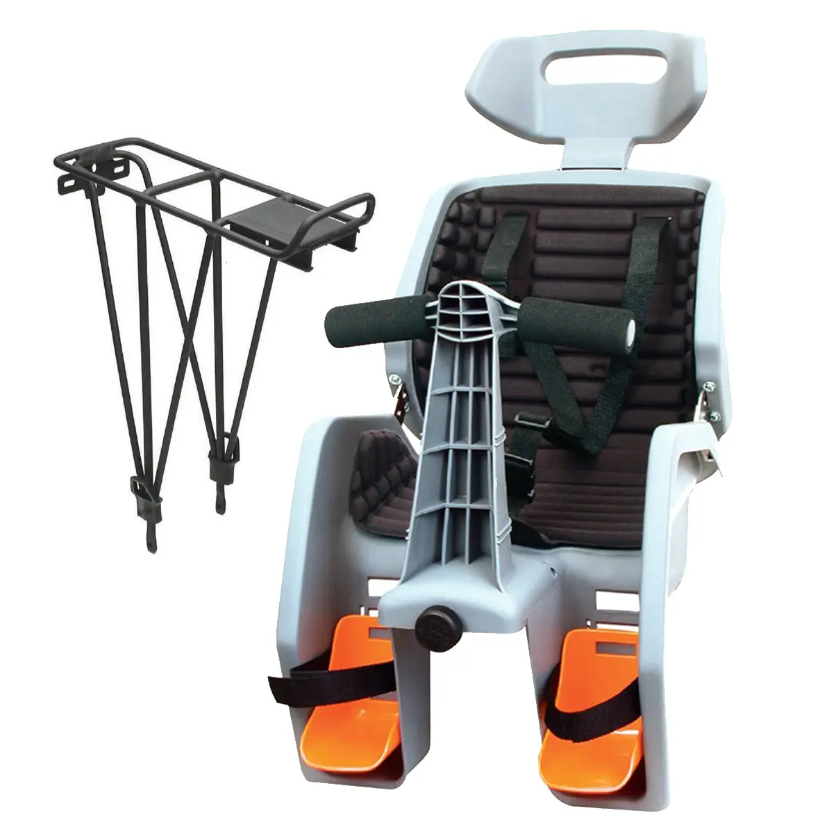 Beto Deluxe Baby Seat With Rack (For 700C Non-Disc) 1