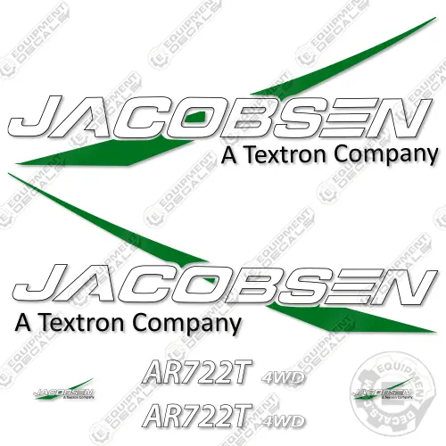 Fits Jacobsen Ar-722 Decal Kit Mower 1