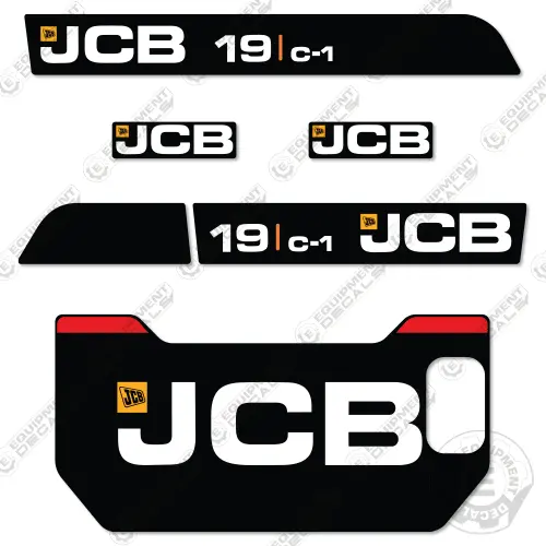 Fits Jcb 19C-1 Decal Kit Mini Excavator 1