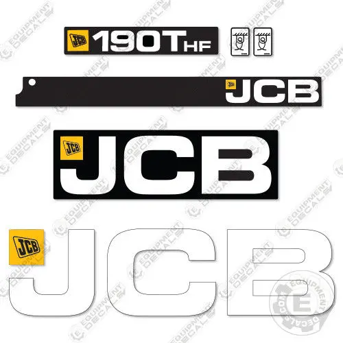 Fits Jcb 190T Hf Decals Kit Skid Steer Replacement Decals 1