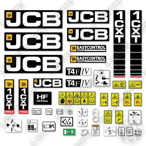 Fits Jcb 1Cxt Pro Decal Kit Backhoe Loader 1