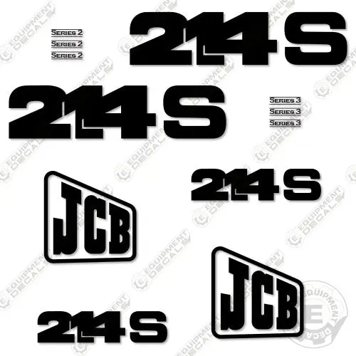 Fits Jcb 214S Decal Kit Backhoe 1
