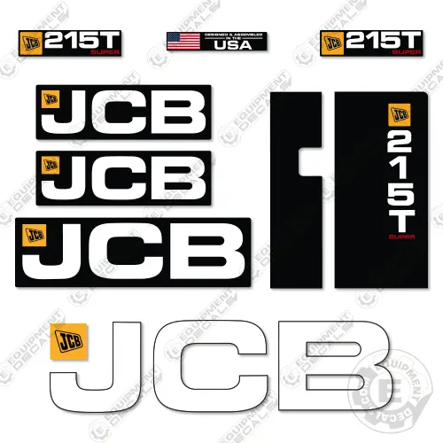 Fits Jcb 215T Super Decal Kit Track Loader 1