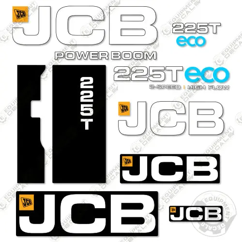 Fits Jcb 225T Eco Decal Kit Skid Steer 1