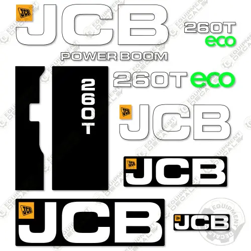 Fits Jcb 260T Eco Decal Kit Skid Steer 1