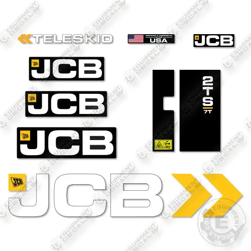 Fits Jcb 2Ts-7T Decal Kit Teleskid 1